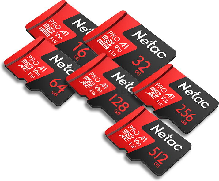 Карта памяти NETAC MicroSDXC 512GB P500 Extreme Pro (NT02P500PRO-512G-S) - Фото 2