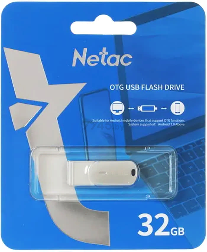 USB-флешка 32 Гб NETAC U785С USB 3.0 (NT03U785C-032G-30PN) - Фото 9