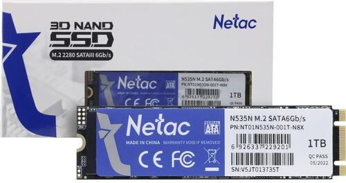 SSD диск Netac N535N M.2 SATA 1TB (NT01N535N-001T-N8X) - Фото 5