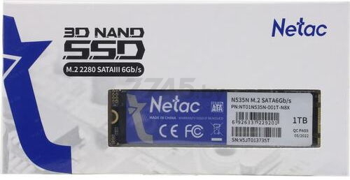 SSD диск Netac N535N M.2 SATA 1TB (NT01N535N-001T-N8X) - Фото 6