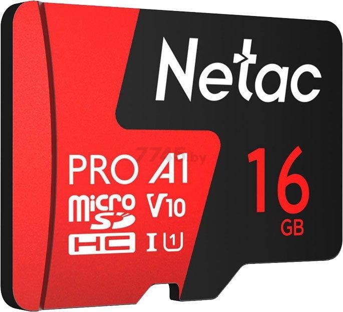 Карта памяти NETAC MicroSDHC 16GB P500 Extreme Pro с адаптером SD (NT02P500PRO-016G-R)