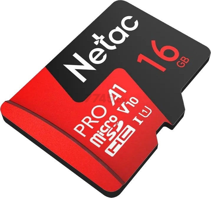Карта памяти NETAC MicroSDHC 16GB P500 Extreme Pro с адаптером SD (NT02P500PRO-016G-R) - Фото 2