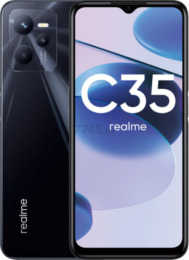 Смартфон REALME C35 4/64GB Glowing Black (RMX3511)