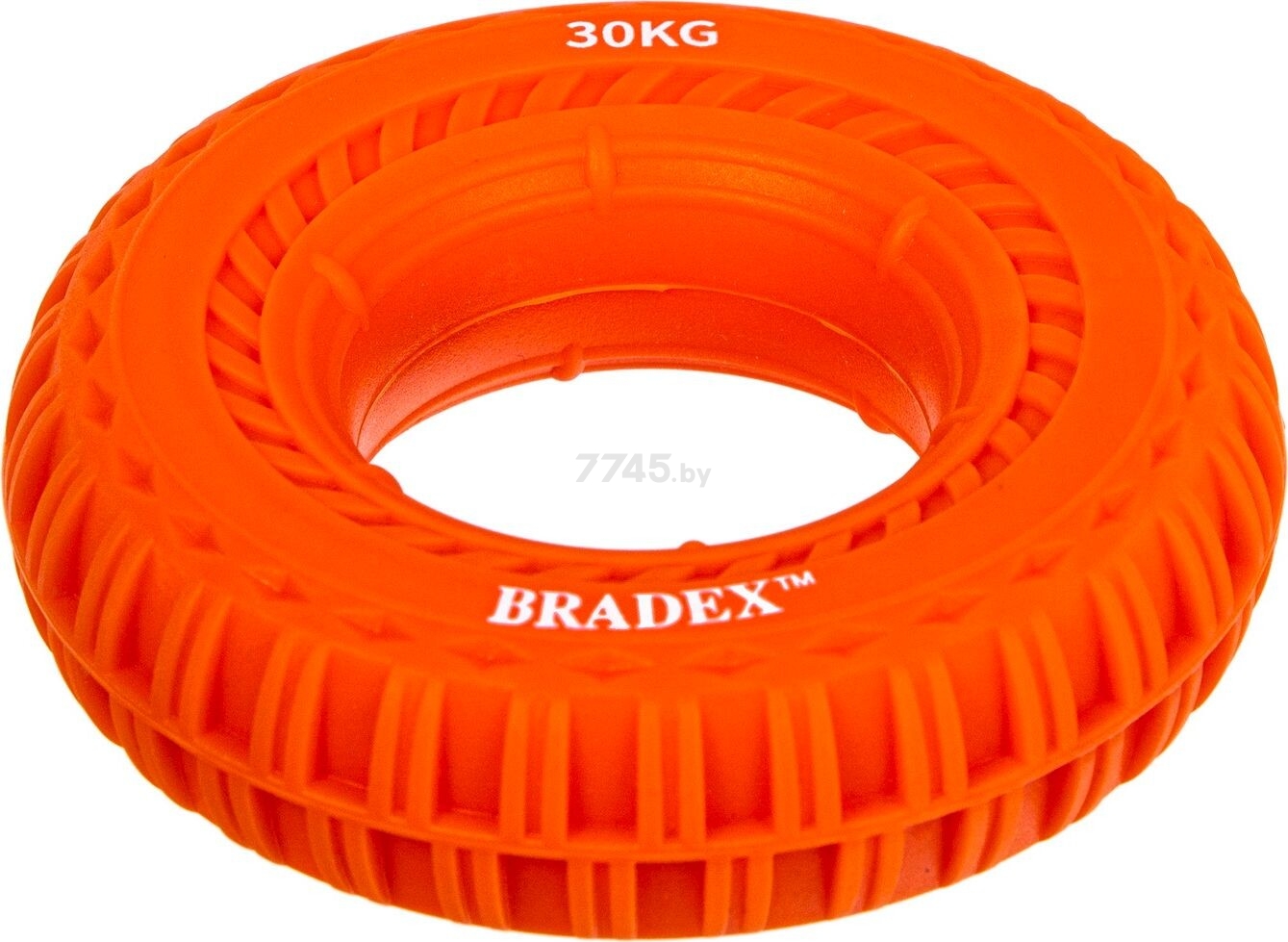 Эспандер кистевой BRADEX с протектором 30 кг оранжевый (SF 0568) - Фото 2