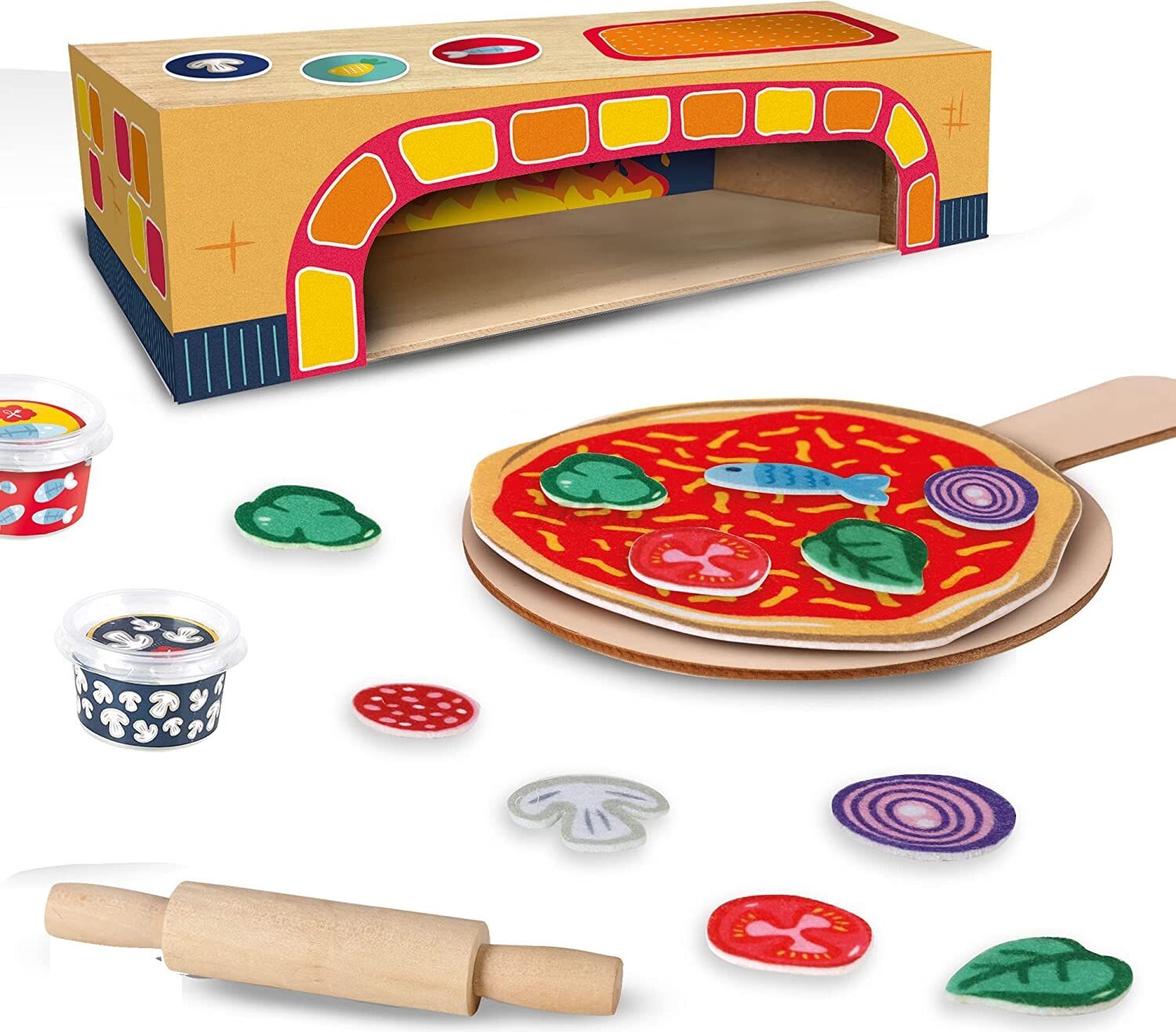 Игровой набор SES CREATIVE Petits Pretenders Выпекаем пиццу в печи (18016) - Фото 4