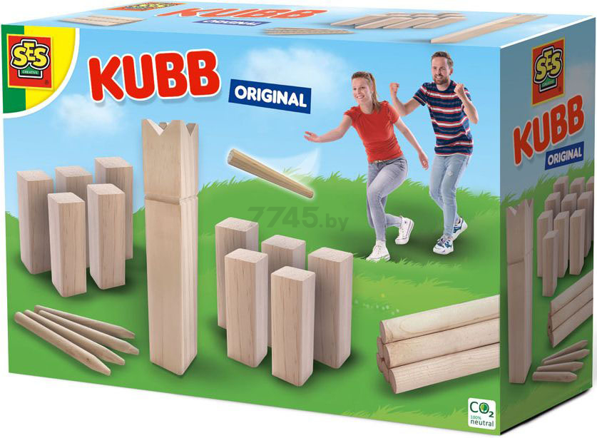 Игровой набор SES CREATIVE Kubb Original Выбить Викинга (02299)