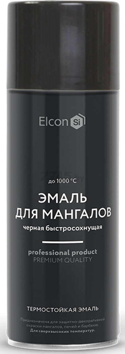 Эмаль аэрозольная термостойкая ELCON Max Therm для мангалов черная 520 мл (00-00462673)