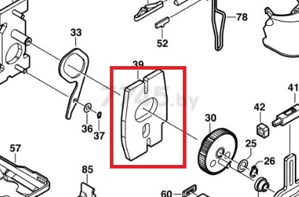 Противовес для пилы лобзиковой BOSCH PST750PE (2609003452)