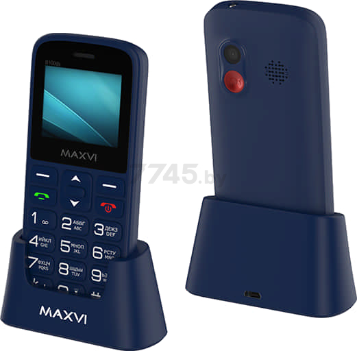 Мобильный телефон MAXVI B100ds Blue