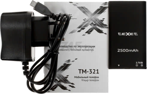 Мобильный телефон TEXET TM-321 Black - Фото 12