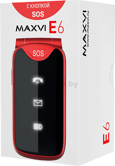 Мобильный телефон MAXVI E6 Red - Фото 13
