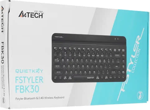 Клавиатура A4TECH Fstyler FBK30 Black - Фото 17