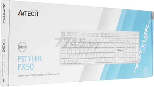 Клавиатура A4TECH Fstyler FX50 White - Фото 16