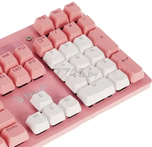 Клавиатура игровая A4TECH Bloody B800 Pink/White - Фото 15