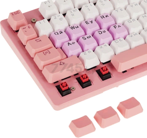 Клавиатура игровая A4TECH Bloody B800 Pink/White - Фото 16