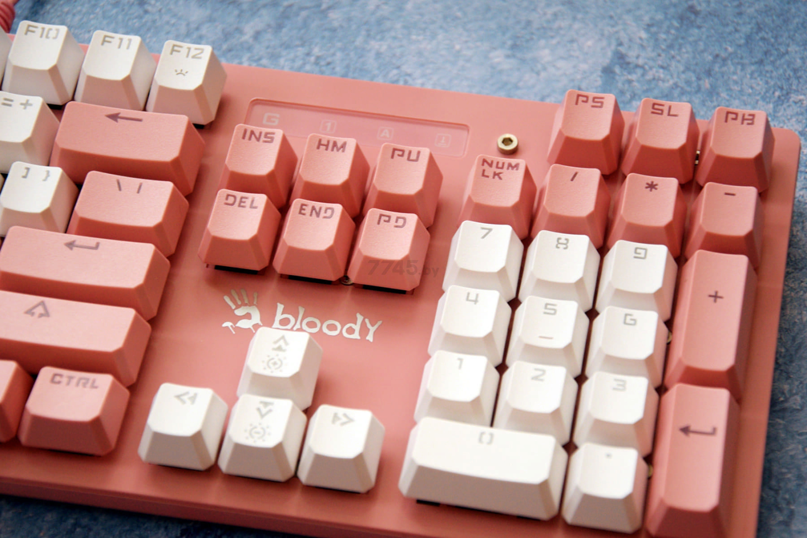 Клавиатура игровая A4TECH Bloody B800 Pink/White - Фото 21