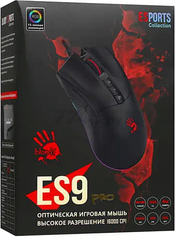 Мышь игровая A4TECH Bloody ES9 Pro Black - Фото 12