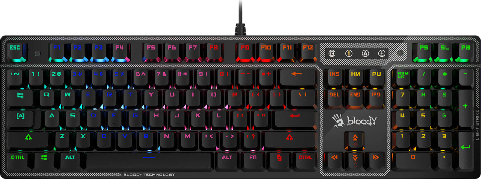 Клавиатура игровая A4TECH Bloody B750N Destiny