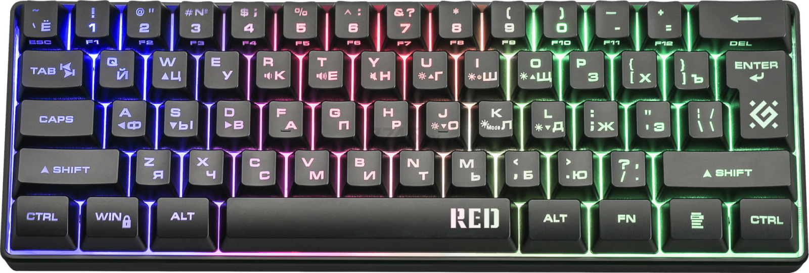 Клавиатура игровая DEFENDER Red GK-116 (45117) - Фото 5