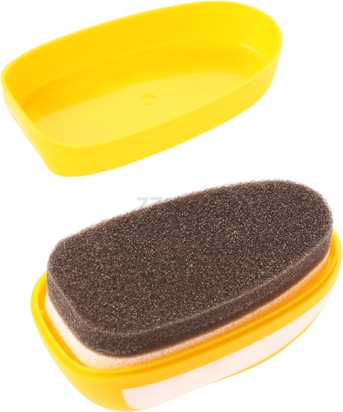 Губка для обуви из гладкой кожи SALTON с дозатором бесцветный (52/34) - Фото 4