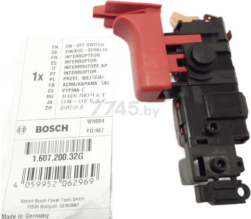 Выключатель для перфоратора BOSCH GBH2-28F (160720032G)