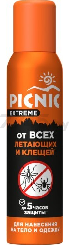 Средство репеллентное от насекомых PICNIC Extreme 150 см3 (9161136278)