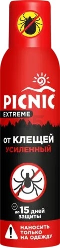 Средство репеллентное PICNIC Extreme от клещей 150 мл (9161136277)