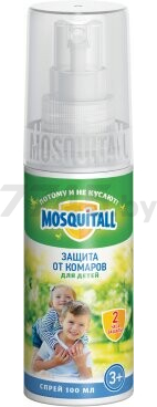 Средство репеллентное от комаров MOSQUITALL Нежная защита для детей 100 мл (9161136335)