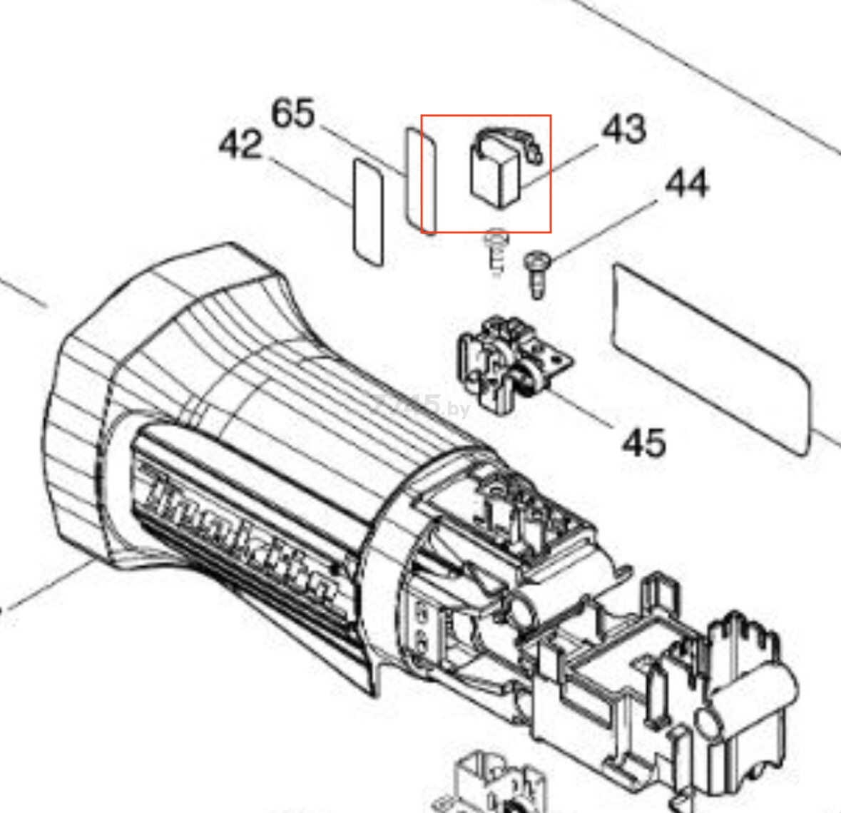 Щетки угольные для шлифмашины угловой MAKITA CB-260 GA4550R (191D85-2)