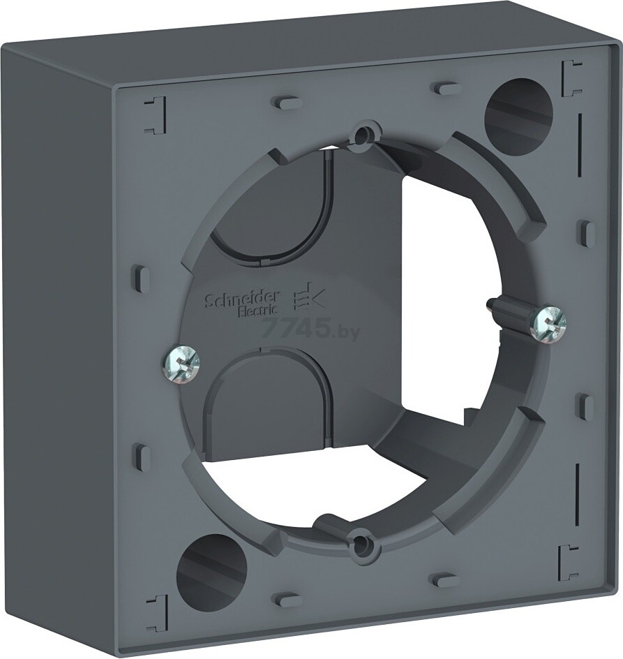 Коробка для наружного монтажа SCHNEIDER ELECTRIC AtlasDesign грифель (ATN000700)