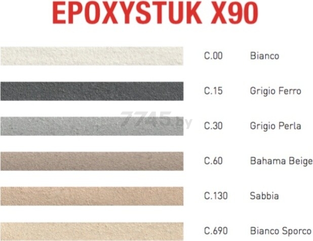Фуга эпоксидная LITOKOL Epoxystuk X90 15 Grigio Ferro графит 5 кг (L0479360002) - Фото 2