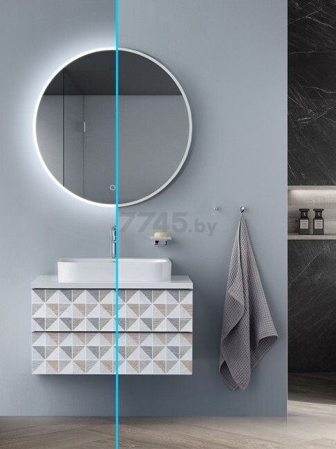 Зеркало для ванной с подсветкой АЛМАЗ-ЛЮКС D600 (Oslo 60s-4) - Фото 5
