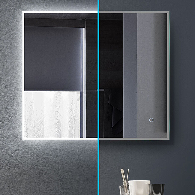 Зеркало для ванной с подсветкой АЛМАЗ-ЛЮКС 900х800 (Dublin 9080s-4) - Фото 5