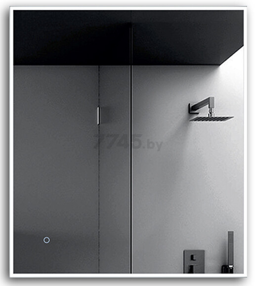 Зеркало для ванной с подсветкой АЛМАЗ-ЛЮКС 900х800 (Dublin 9080s-4)