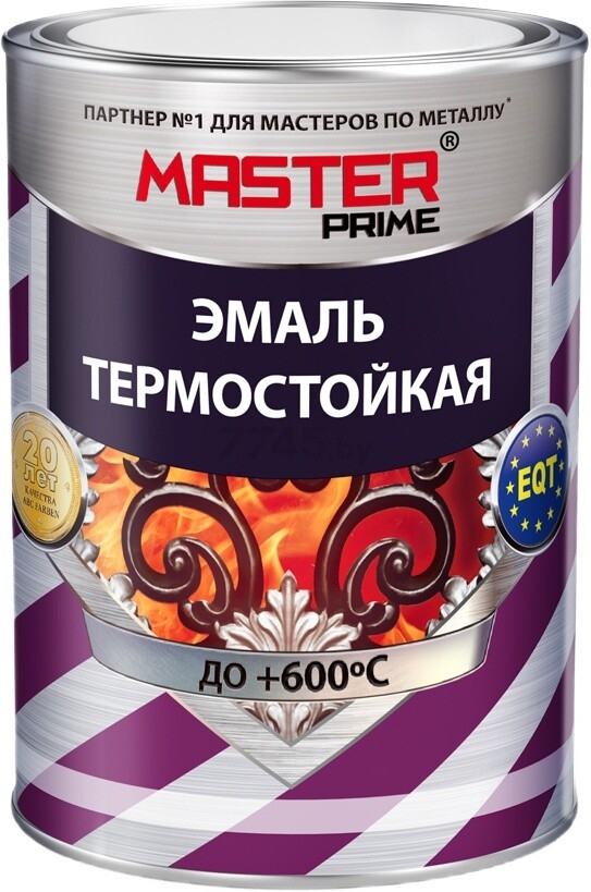 Эмаль термостойкая MASTER PRIME белый 0,4 кг (4300006839)