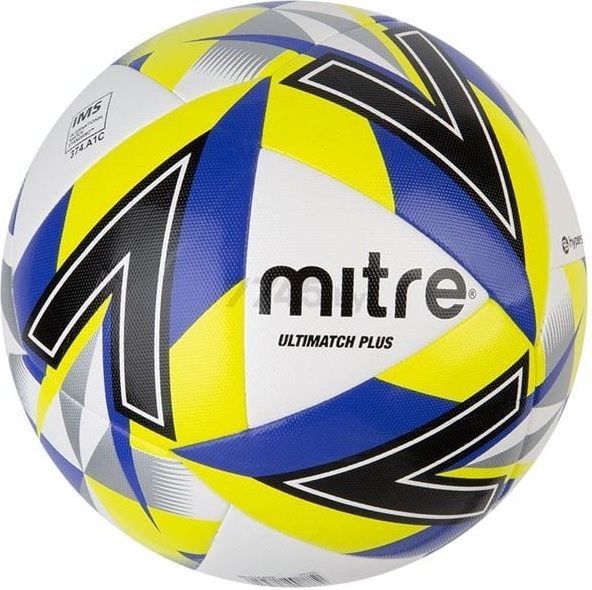 Футбольный мяч MITRE Ultimatch Plus №5 (5BB1116B28) - Фото 3