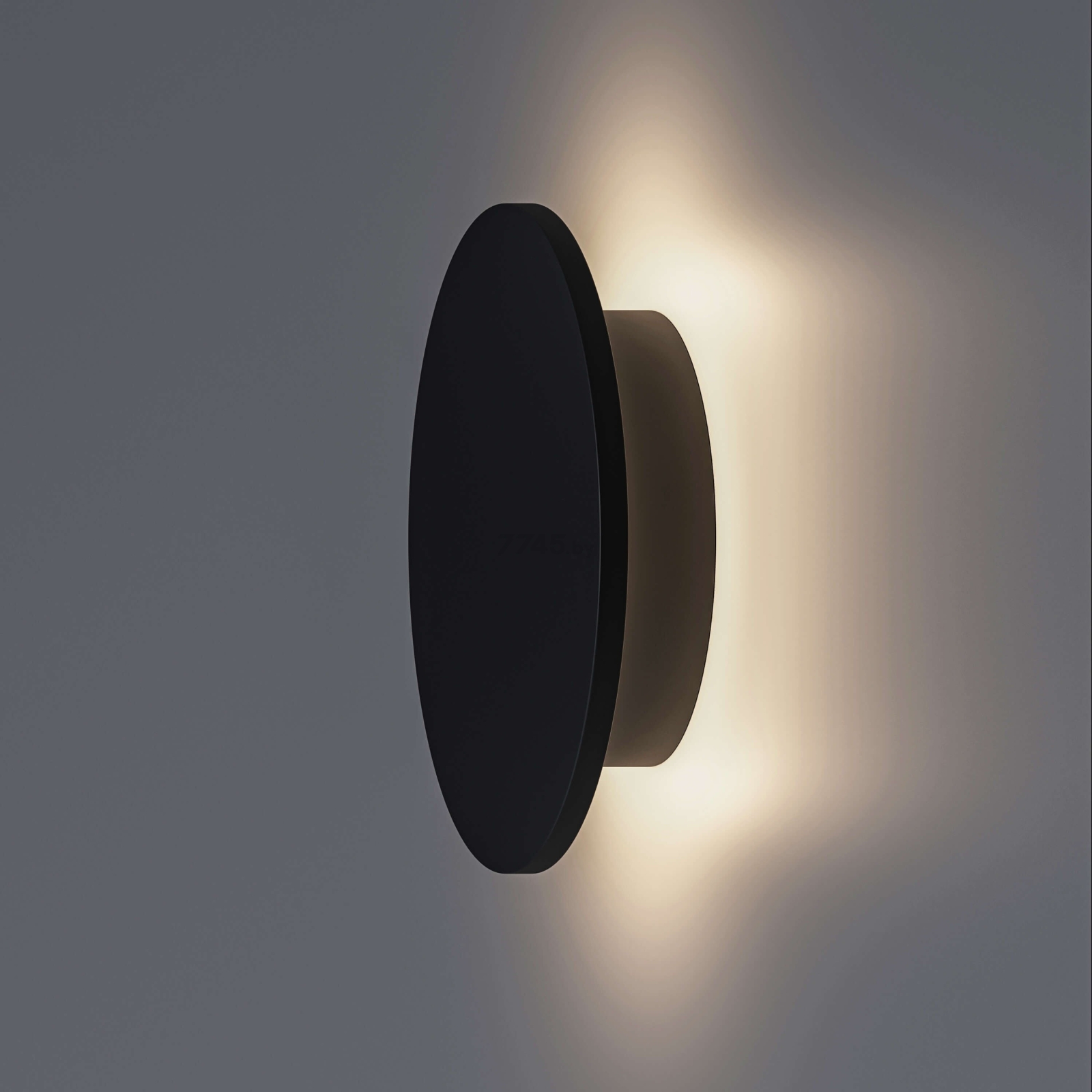 Бра настенное светодиодное 6 Вт 3000К BYLED Flare круг черный (008204) - Фото 4