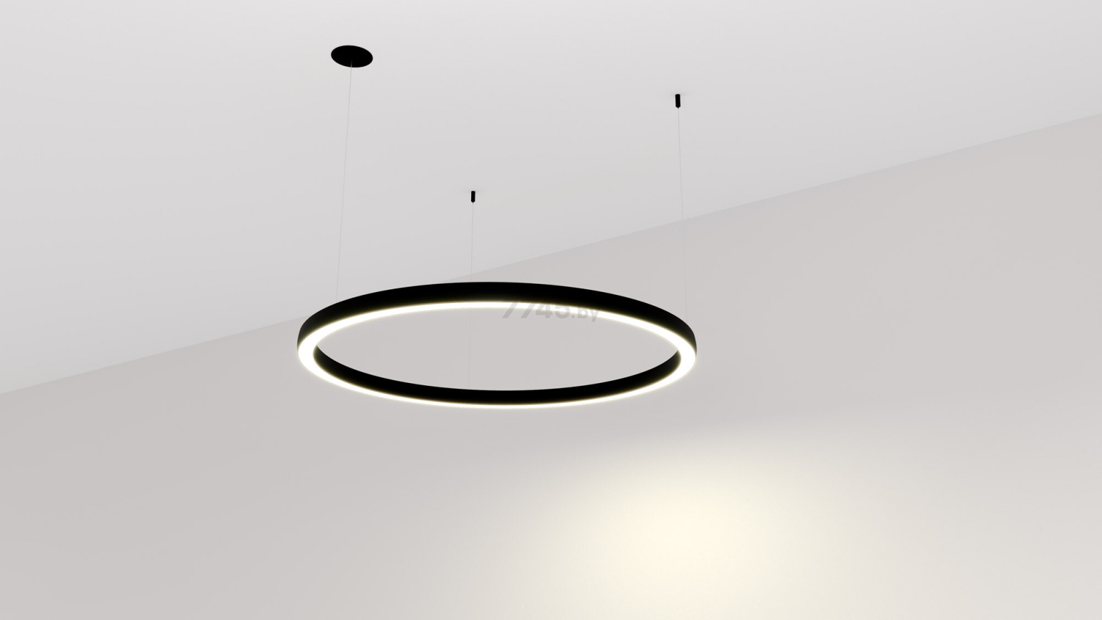 Светильник подвесной светодиодный 75 Вт 4000К BYLED Halo-1535 черный (008177) - Фото 2