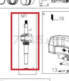 Коленвал для газонокосилки GUNTER LMB-420 (Y741L000000)