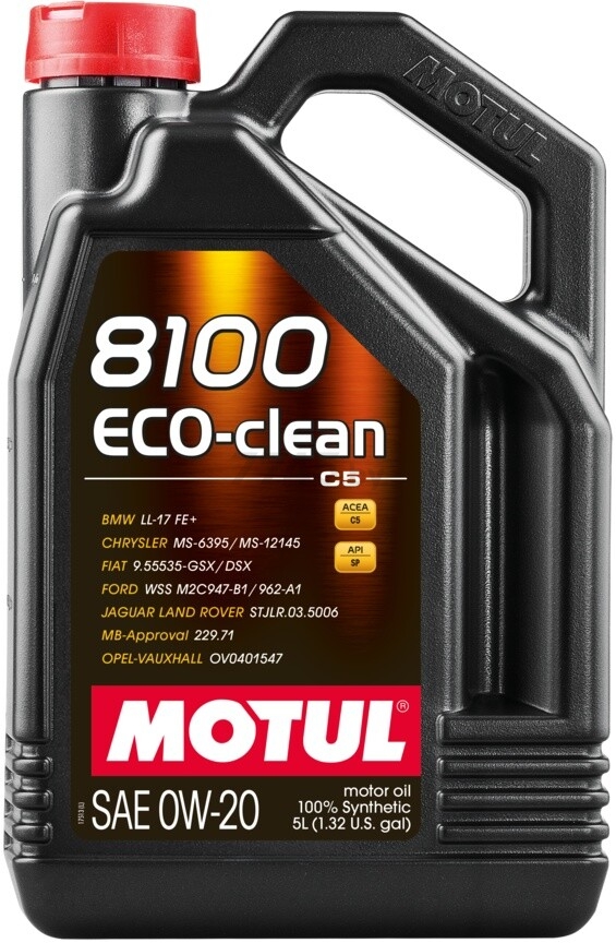 Моторное масло 0W20 синтетическое MOTUL 8100 Eco-Сlean 5 л (108862)