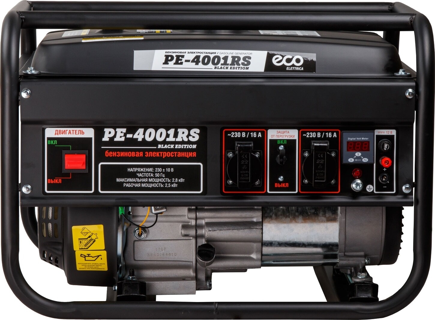 Генератор бензиновый ECO PE-4001RS Black Edition (EC1565-1) - Фото 3