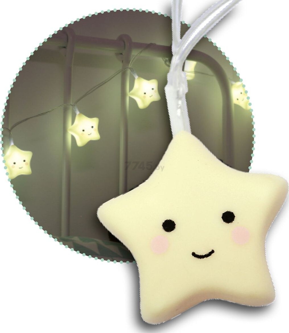 Ночник-гирлянда детский REER String Light lumilu Звезды 110 см (52195)