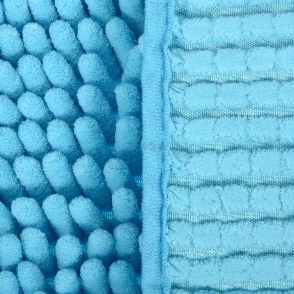 Коврик для ванной комнаты 50x80 см VORTEX SPA comfort голубой (24139) - Фото 5