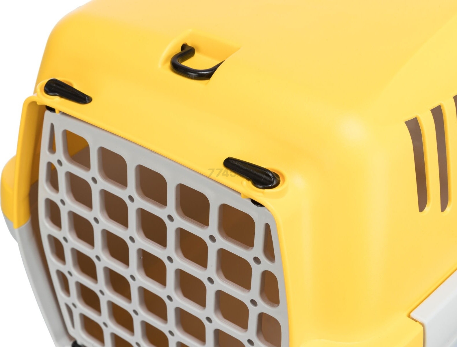 Переноска для животных TRIXIE Capri Transport Box 48х31х32 см светло-серый/желтый (39816) - Фото 5