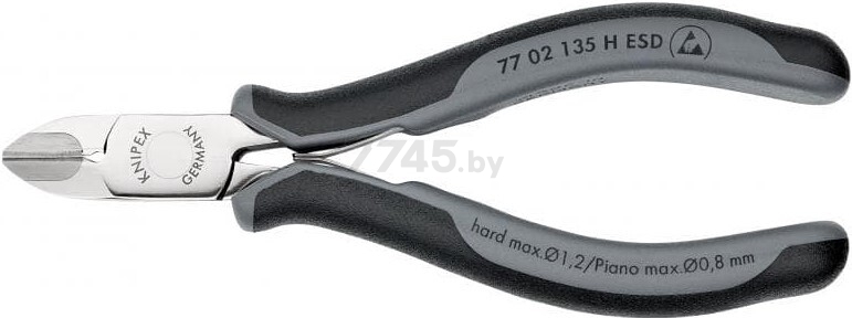 Бокорезы для электроники 136 мм KNIPEX ESD (7702135HESD)