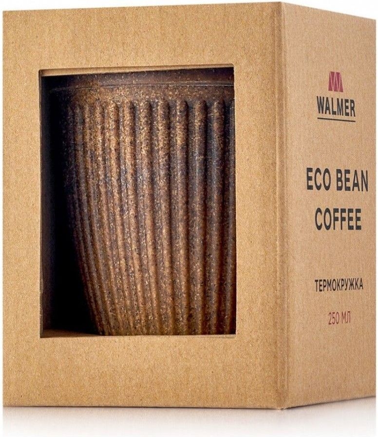 Термокружка WALMER Eco Bean 250 мл кофейный (W24201807) - Фото 9