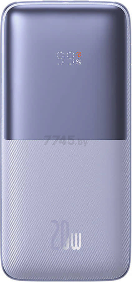 Power Bank BASEUS Bipow Pro Digital Display Fast Charge 10000mAh Overseas Edition Violet (PPBD040205) - Фото 2