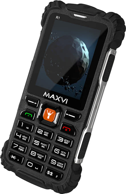 Мобильный телефон MAXVI R1 Black - Фото 3