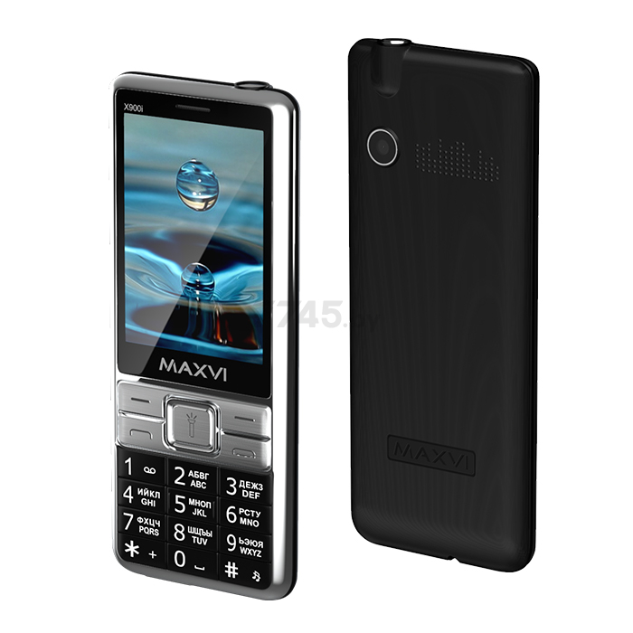 Мобильный телефон MAXVI X900i Black - Фото 4