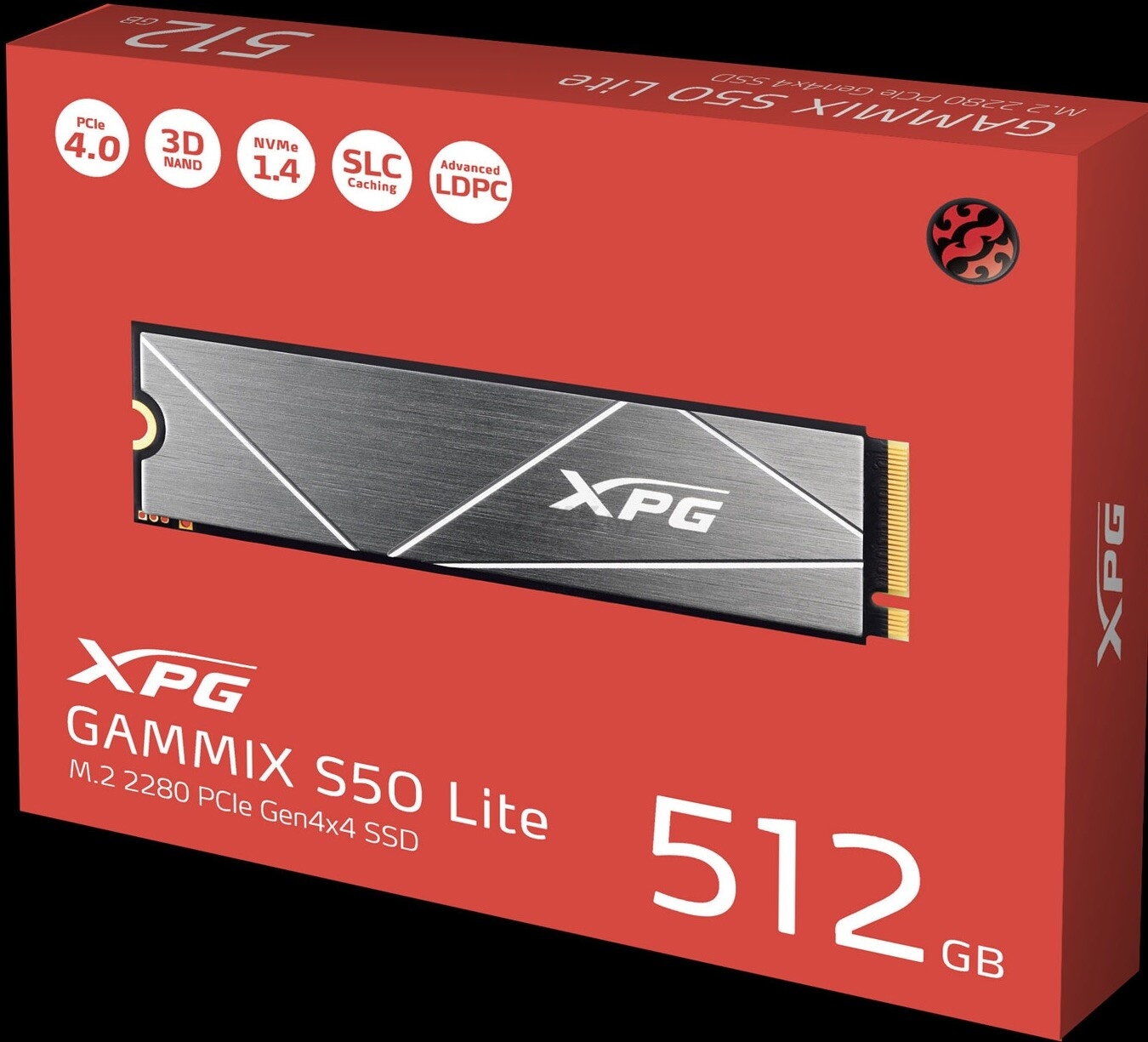 SSD диск A-Data XPG GAMMIX S50 Lite 512GB (AGAMMIXS50L-512G-CS) - Фото 6